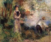Pierre-Auguste Renoir On Chatou Island Spain oil painting artist